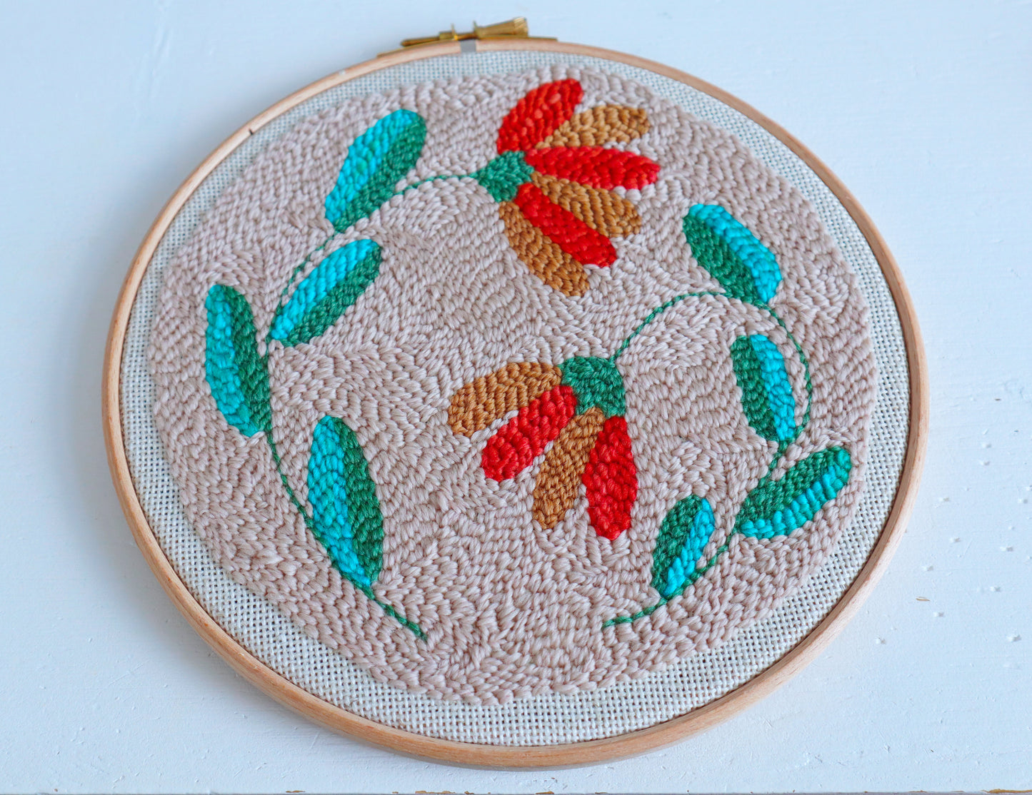 Beginner Floral Punch Needle Kit