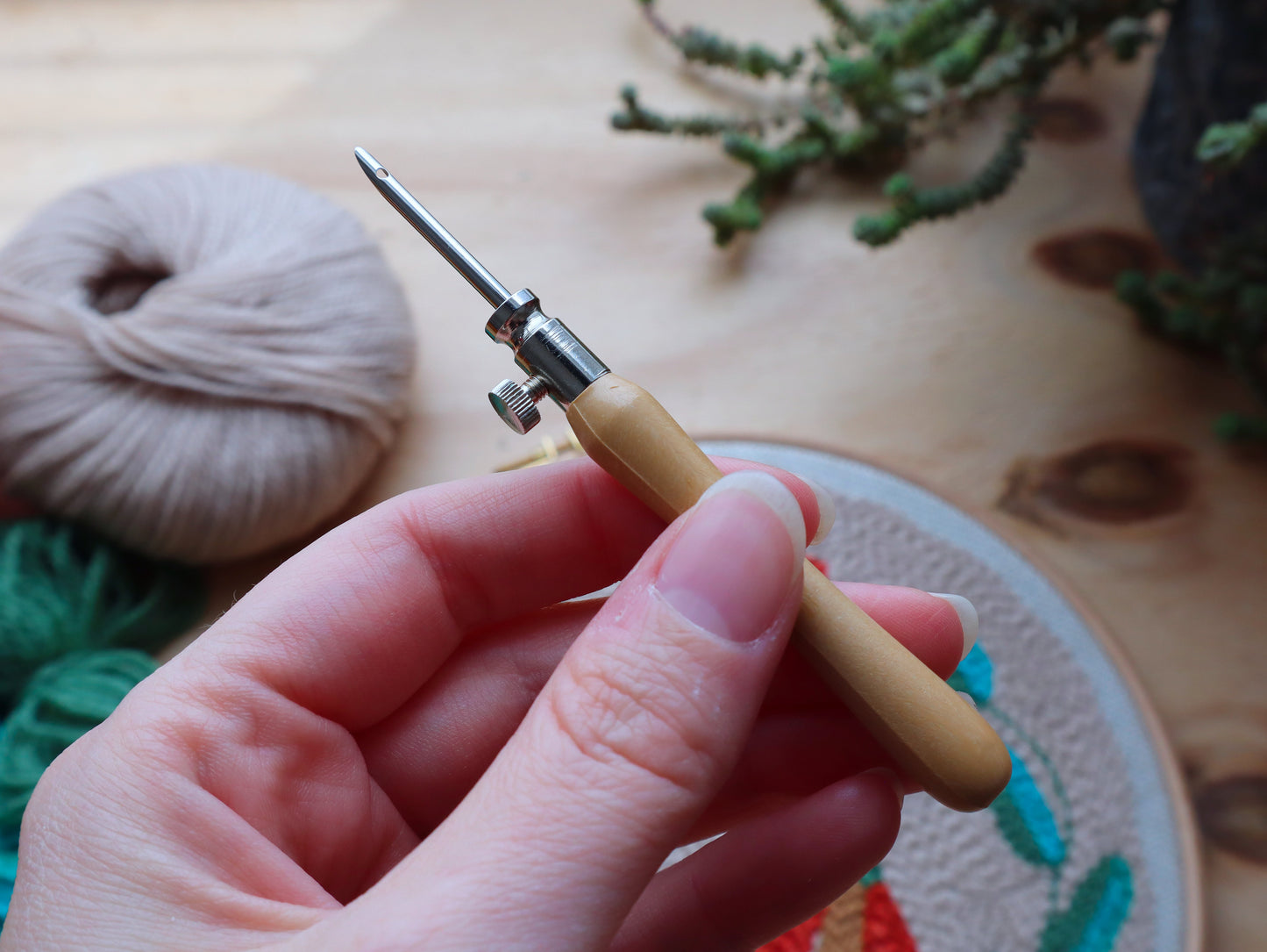 Beginner Floral Punch Needle Kit
