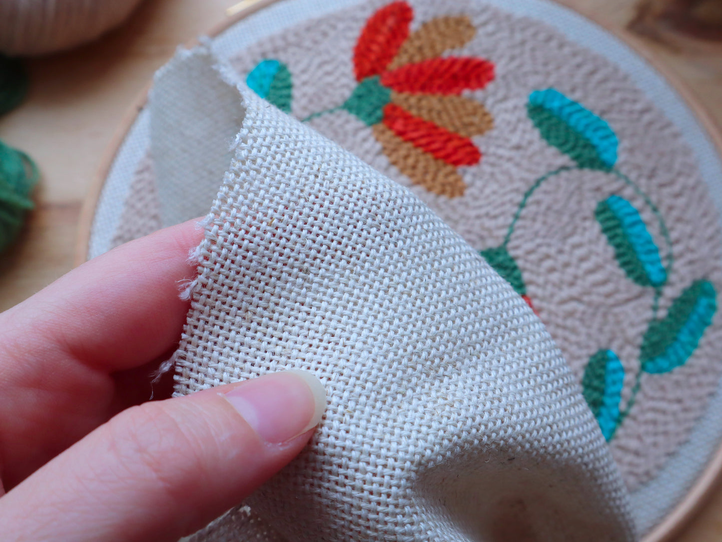 Beginner Floral Punch Needle Kit
