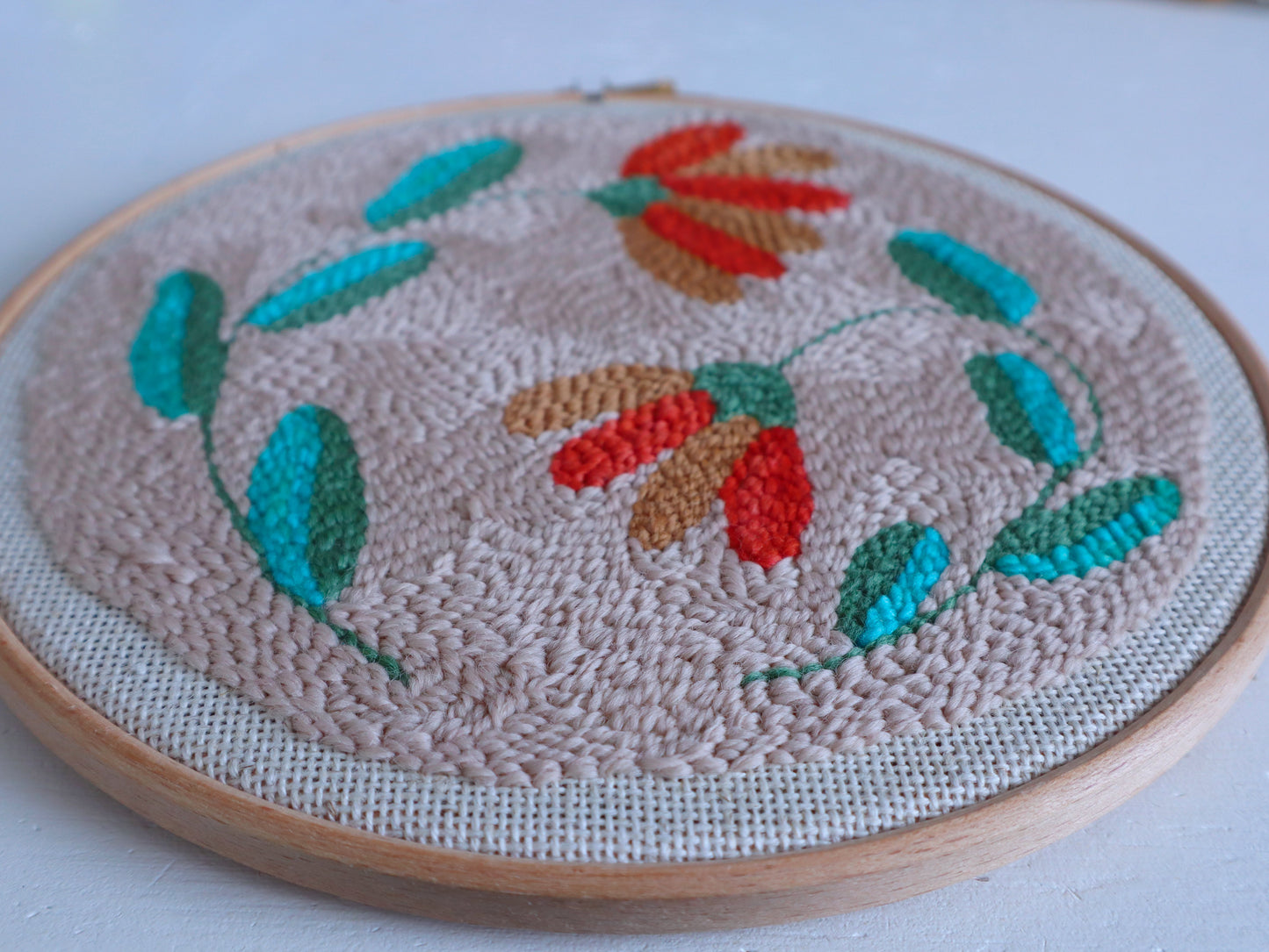 Beginner Floral Punch Needle Kit