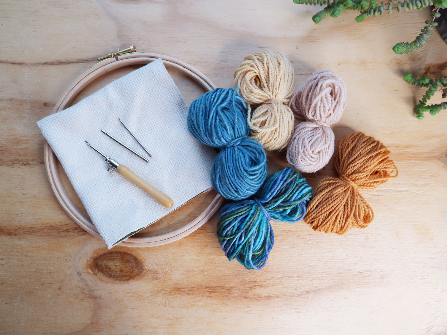 Beginner Punch Needle Kit - NO Pattern