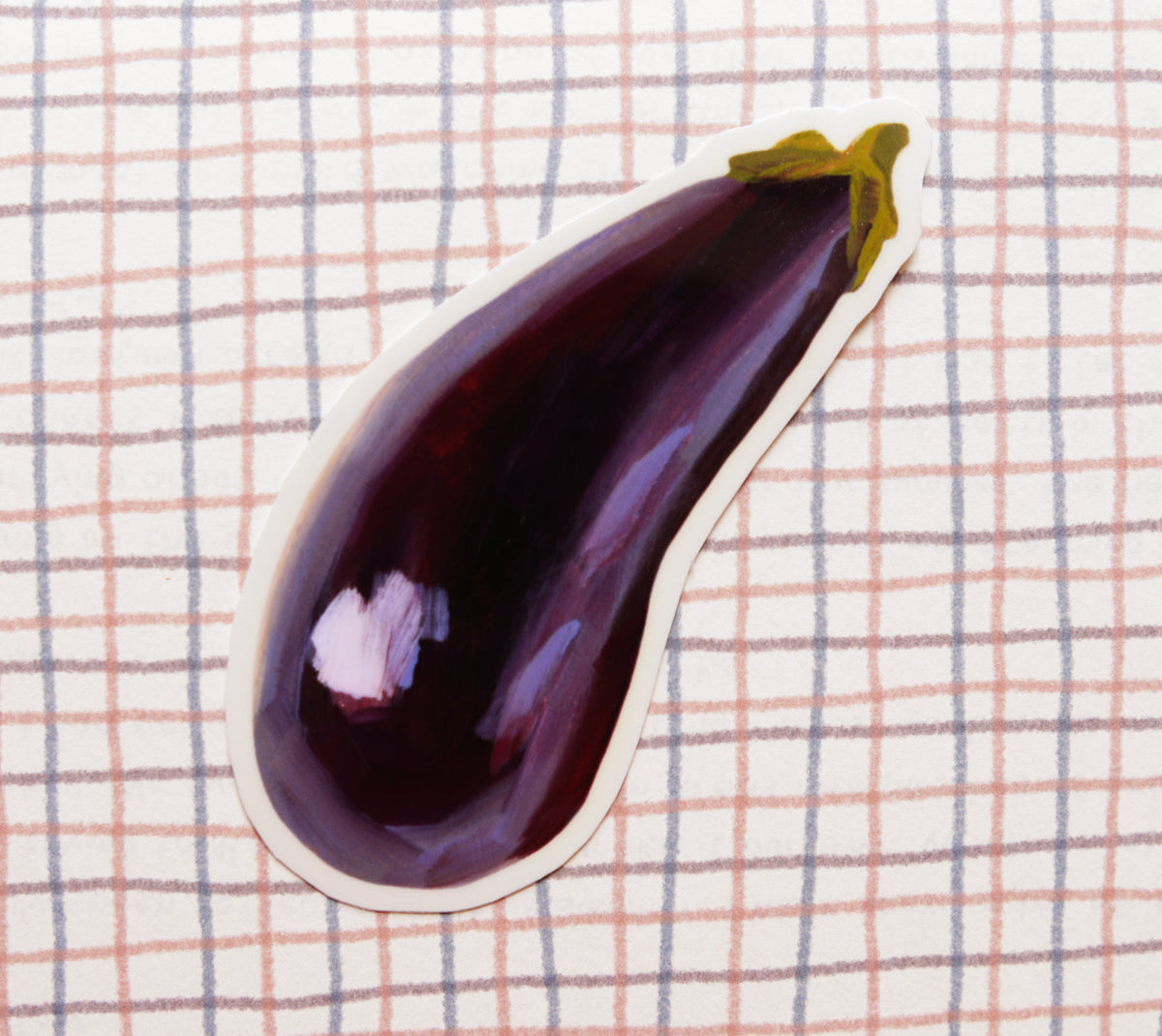 Sticker Eggplant