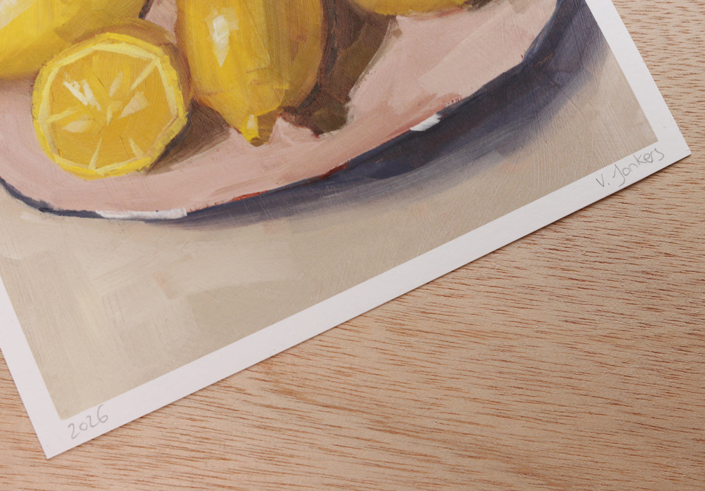 Lemons on Plate