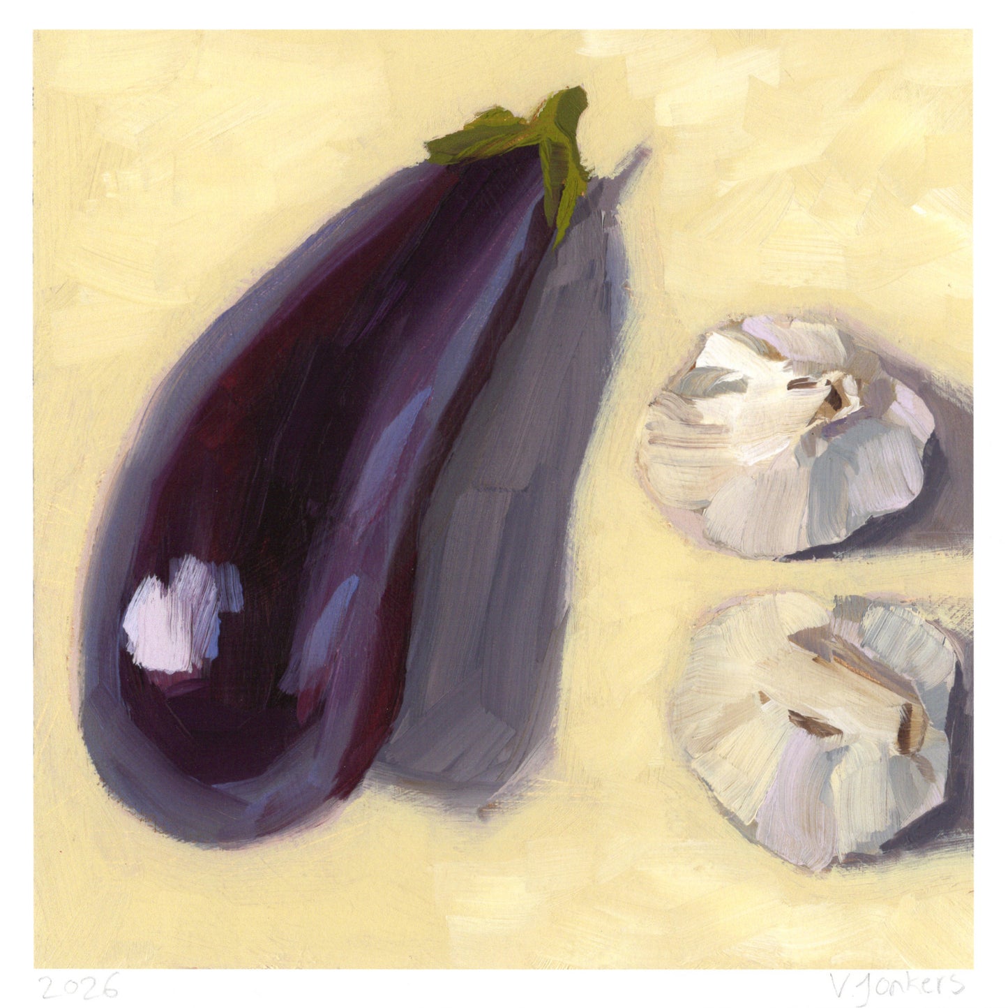 Aubergine and Garlic