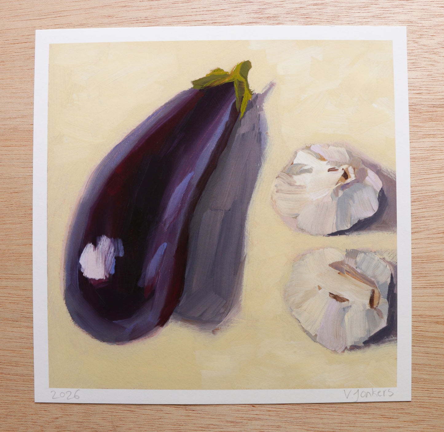 Aubergine and Garlic